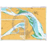 British Admiralty Nautical Chart 1605: China – Chang Jiang, Changshu Port to Huangshan Gang